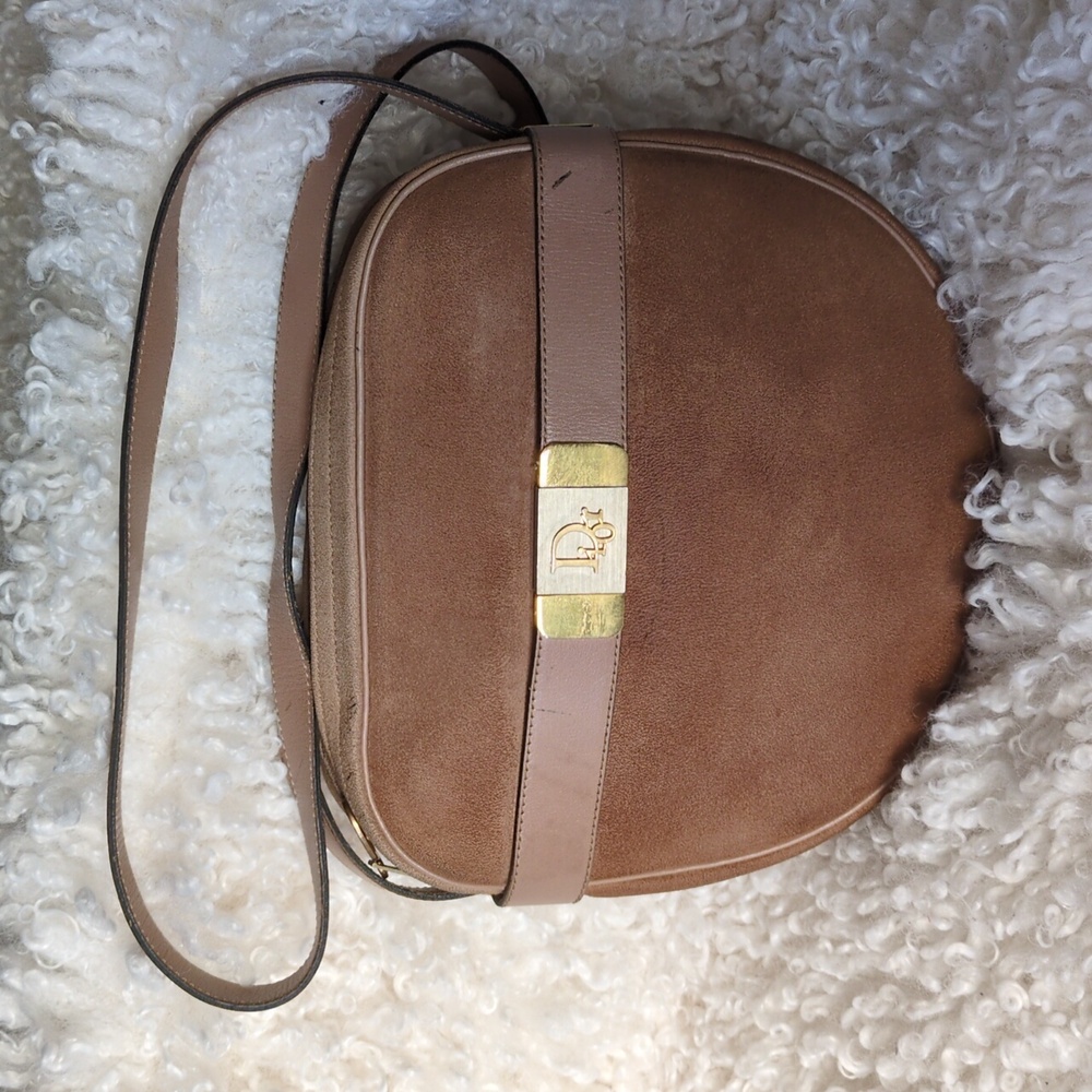 Dior Tan and Gold Accent Bag